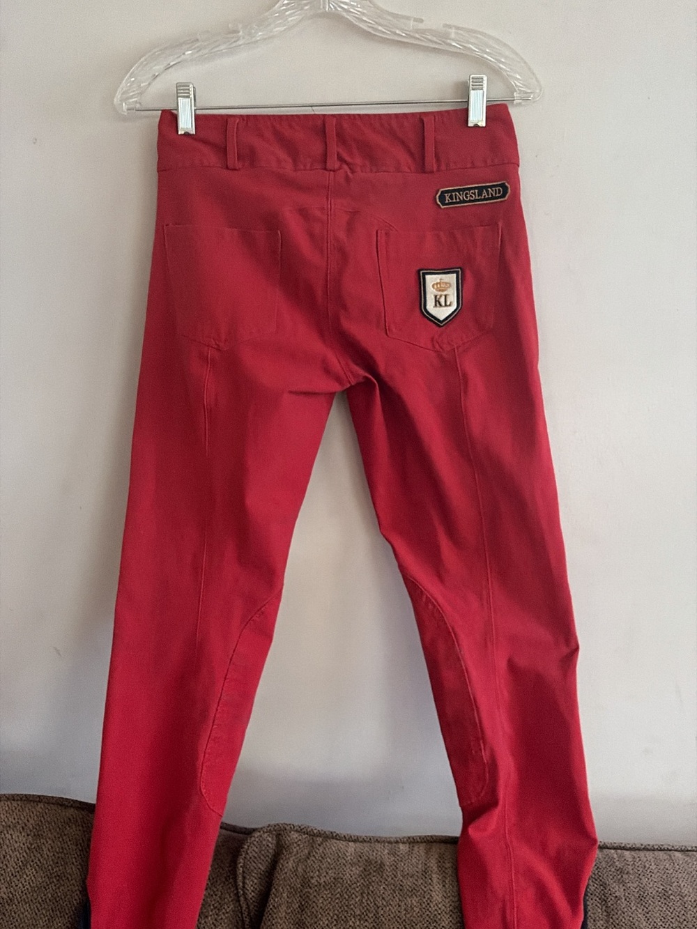 Red Riding Breech-Style Riding Pants - Picture 2 of 3